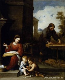 La Sagrada Familia con el Niño San Juan Bautista