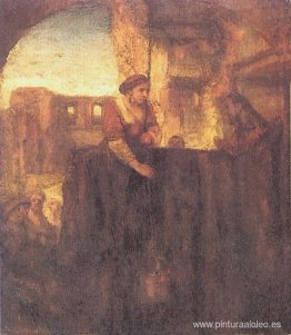 Cristo y el samaritano en el pozo