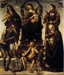 Virgen y el Niño con los Santos