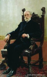 Retrato del presidente del Banco Comercial Azov-Don de San Peter