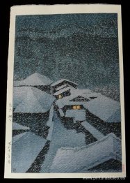 Tormenta de nieve en Hatakudari