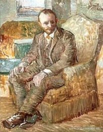 Retrato del marchante de arte Alexander Reid, sentado en un sill