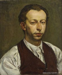 Retrato del escultor John Pappas