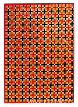 Campo de cruces (rojo y negro)