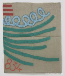 Tres líneas con arabesco no. 834