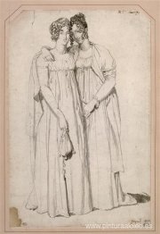 Henriette Harvey y su media hermana Elizabeth Norton