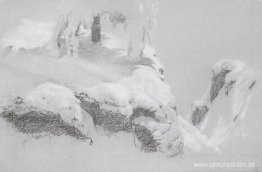 Boceto para el cuadro "En el norte salvaje"