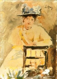 retrato de una mujer