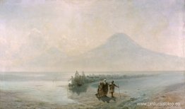 El abatimiento de Noé desde la montaña Ararat
