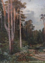 Camino forestal en Sokolniki