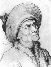 Hombre con sombrero mirando hacia arriba