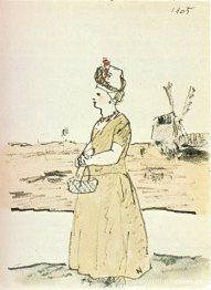 Holandesa al lado del canal