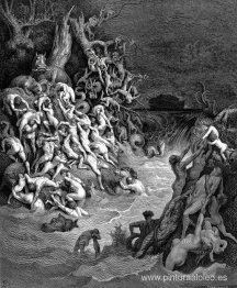 Mundo destruido por el agua