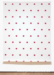 Impresiones de un pincel nº 50 repetidas a intervalos regulares