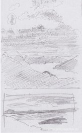 Lago de Thun desde el camino hasta la placa Schynigen