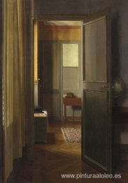 Interior (entrada de un apartamento parisino)