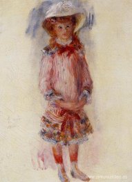 Georgette Charpentier de pie