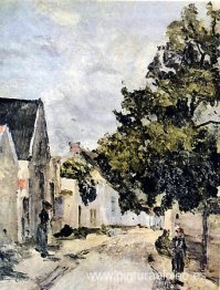 Calle de Barbizon durante el verano