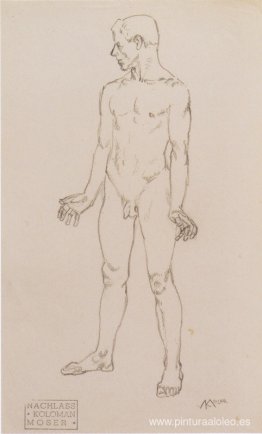 Estudio de figura de Tristán.