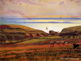 Fairlight Downs, luz del sol en el mar