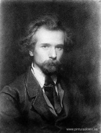 Retrato del artista Pavel Petrovich Chistyakova