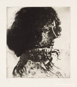 Ana de perfil