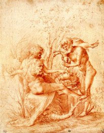 Molorchos haciendo un sacrificio a Hércules