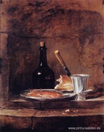 Las sobras de un almuerzo, también llamado cáliz de plata