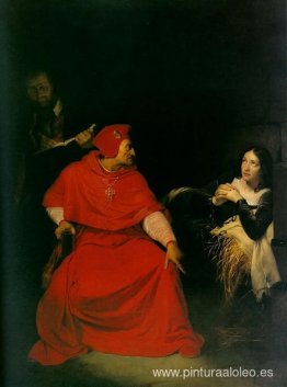 Juana de Arco siendo interrogada