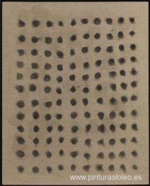 Pirografía sobre lino