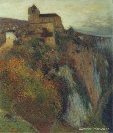 Saint-Cirq-Lapopie por la tarde