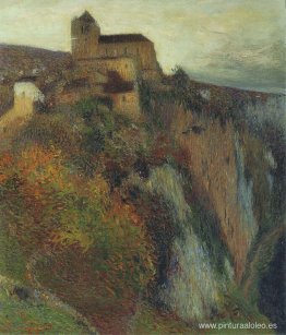 Saint-Cirq-Lapopie por la tarde