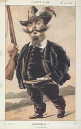 Soberanos No.70 Caricatura de M Víctor Manuel II de Italia