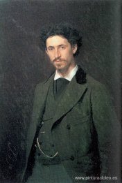 Retrato del artista Iliá Repin.