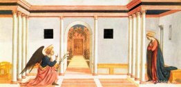 La Anunciación, panel de predela del Retablo de Santa Lucía