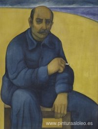 Pescador fumando un cigarrillo