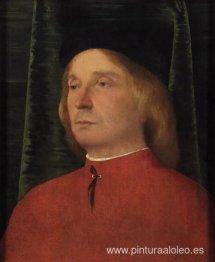 Retrato de un joven vestido de rojo