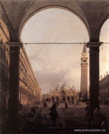 Piazza San Marco: mirando al este desde la esquina noroeste