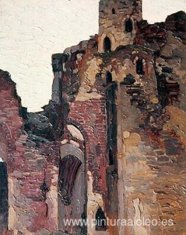 Wenden. Ruinas de capilla.