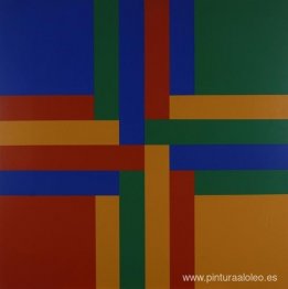 Cuatro grupos de colores interrelacionados