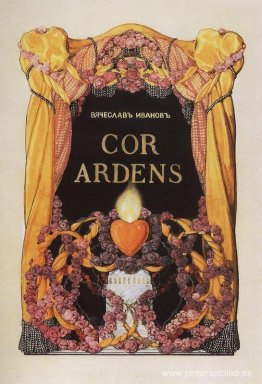 Frontispicio del libro de poemas de V. Ivanov 'Cor Ardens'