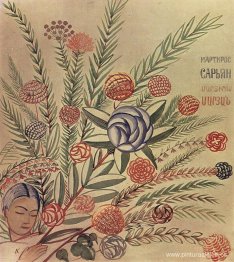 Boceto de la portada del libro 'Martiros Saryan'