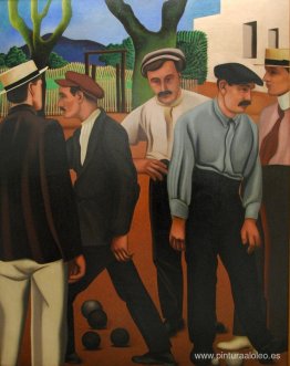 los jugadores de bolos