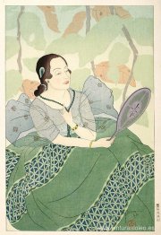 Retrato de una mujer chamorro - Verde