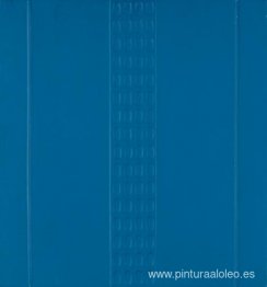 Ovali azul en negativo