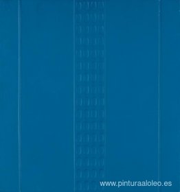 Ovali azul en negativo