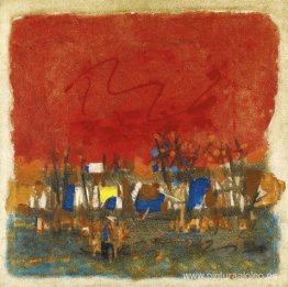 paisaje rojo