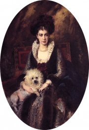 Retrato de la esposa del artista.