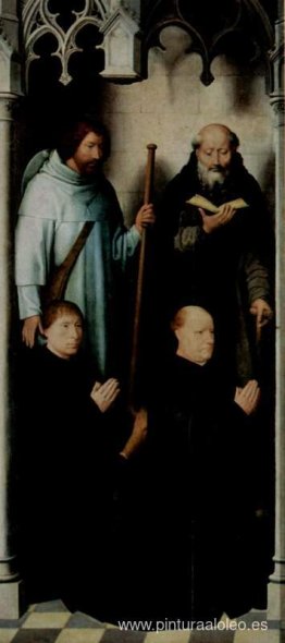 Tríptico del matrimonio místico de Santa Catalina de Alejandría,