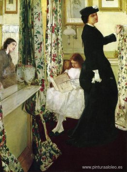 Armonía en verde y rosa: la sala de música